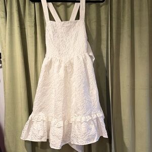 Sister Jane White Textured Dress